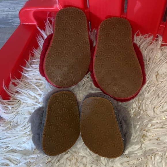 Fluff Yeah Slide Sandal | UGG 2 set UGG slides! Perfect gift for a newborn. Still look brand new & very comfy.